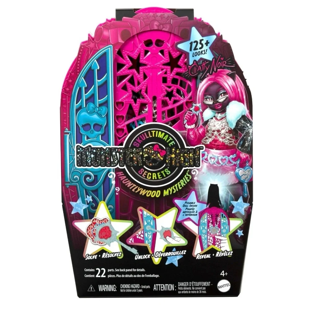 MONSTER HIGH Skulltimate Secrets Hauntlywood Mistery Doll Catty Noir. NEW